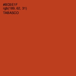 #BD3E1F - Tabasco Color Image