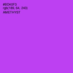 #BD40F3 - Amethyst Color Image