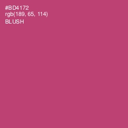 #BD4172 - Blush Color Image