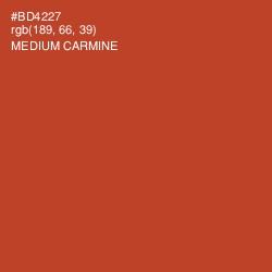 #BD4227 - Medium Carmine Color Image