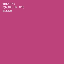 #BD427B - Blush Color Image