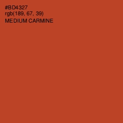 #BD4327 - Medium Carmine Color Image