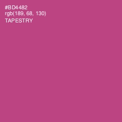 #BD4482 - Tapestry Color Image