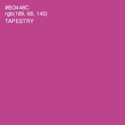 #BD448C - Tapestry Color Image