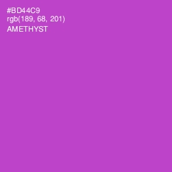 #BD44C9 - Amethyst Color Image