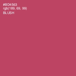 #BD4563 - Blush Color Image