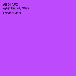 #BD4AFD - Lavender Color Image