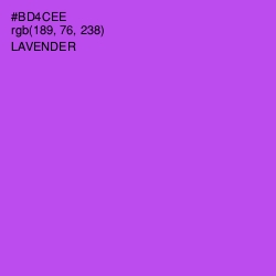 #BD4CEE - Lavender Color Image