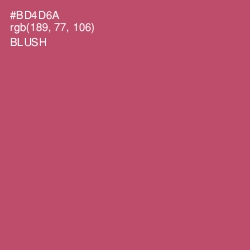 #BD4D6A - Blush Color Image
