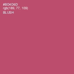 #BD4D6D - Blush Color Image