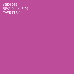 #BD4D9B - Tapestry Color Image