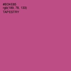 #BD4E85 - Tapestry Color Image