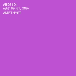 #BD51D1 - Amethyst Color Image