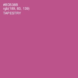 #BD538B - Tapestry Color Image