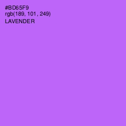 #BD65F9 - Lavender Color Image