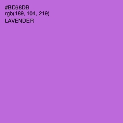 #BD68DB - Lavender Color Image