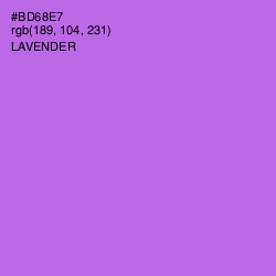 #BD68E7 - Lavender Color Image