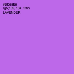 #BD68E8 - Lavender Color Image