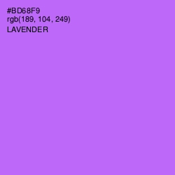 #BD68F9 - Lavender Color Image