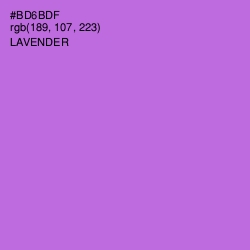 #BD6BDF - Lavender Color Image