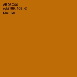 #BD6C06 - Mai Tai Color Image