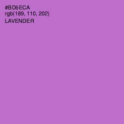 #BD6ECA - Lavender Color Image