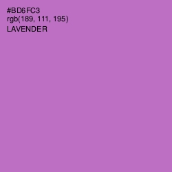 #BD6FC3 - Lavender Color Image