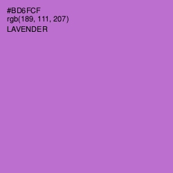 #BD6FCF - Lavender Color Image