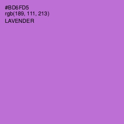 #BD6FD5 - Lavender Color Image