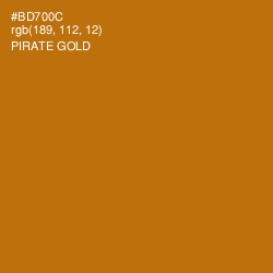 #BD700C - Pirate Gold Color Image
