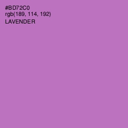 #BD72C0 - Lavender Color Image
