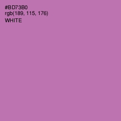 #BD73B0 - Wisteria Color Image