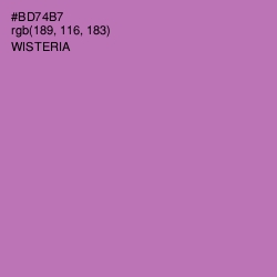#BD74B7 - Wisteria Color Image