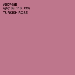 #BD768B - Turkish Rose Color Image