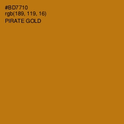 #BD7710 - Pirate Gold Color Image