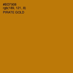 #BD7908 - Pirate Gold Color Image