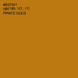#BD7911 - Pirate Gold Color Image