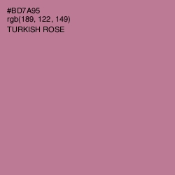#BD7A95 - Turkish Rose Color Image