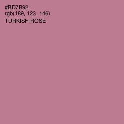 #BD7B92 - Turkish Rose Color Image