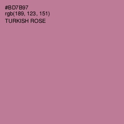 #BD7B97 - Turkish Rose Color Image