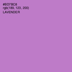 #BD7BC8 - Lavender Color Image