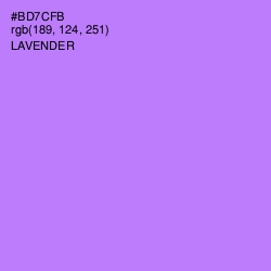 #BD7CFB - Lavender Color Image