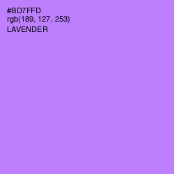 #BD7FFD - Lavender Color Image