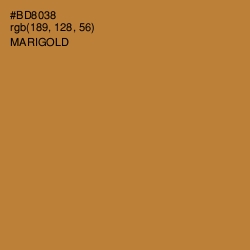 #BD8038 - Marigold Color Image