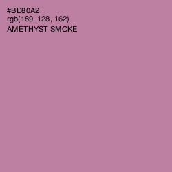 #BD80A2 - Amethyst Smoke Color Image