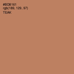 #BD8161 - Teak Color Image