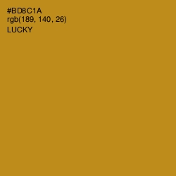 #BD8C1A - Lucky Color Image