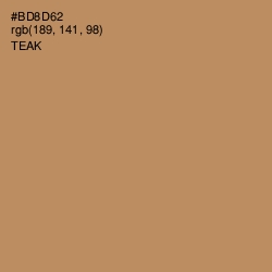 #BD8D62 - Teak Color Image