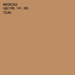 #BD8D63 - Teak Color Image