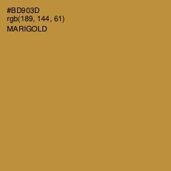 #BD903D - Marigold Color Image